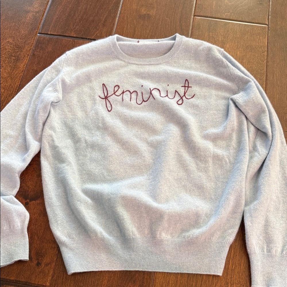 Lingua Franca Light Blue sweater